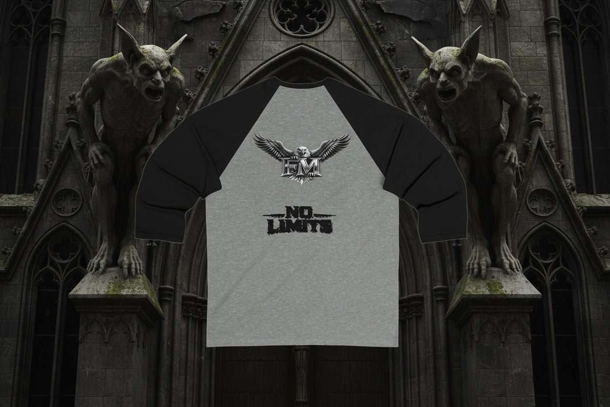 Baseball Tee — "Be Freak Mode" Athletic Logo Raglan