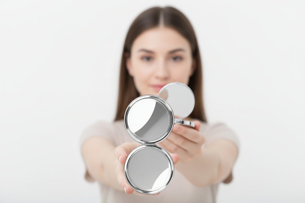 Compact Travel Mirror — Eagle FM Logo Pocket Mirror (Be Freak Mode)