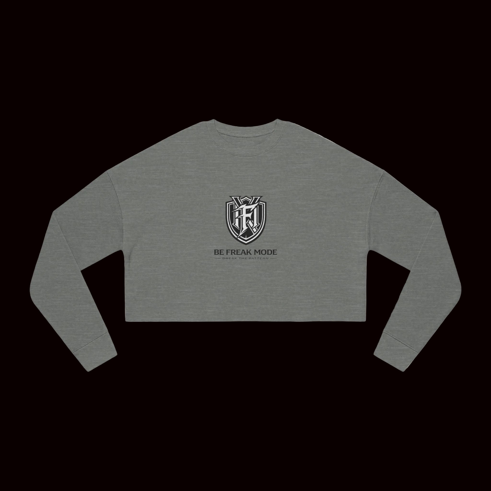 Be Freak Mode™ Cropped Sweatshirt – Break the Pattern | Empowered Streetwear