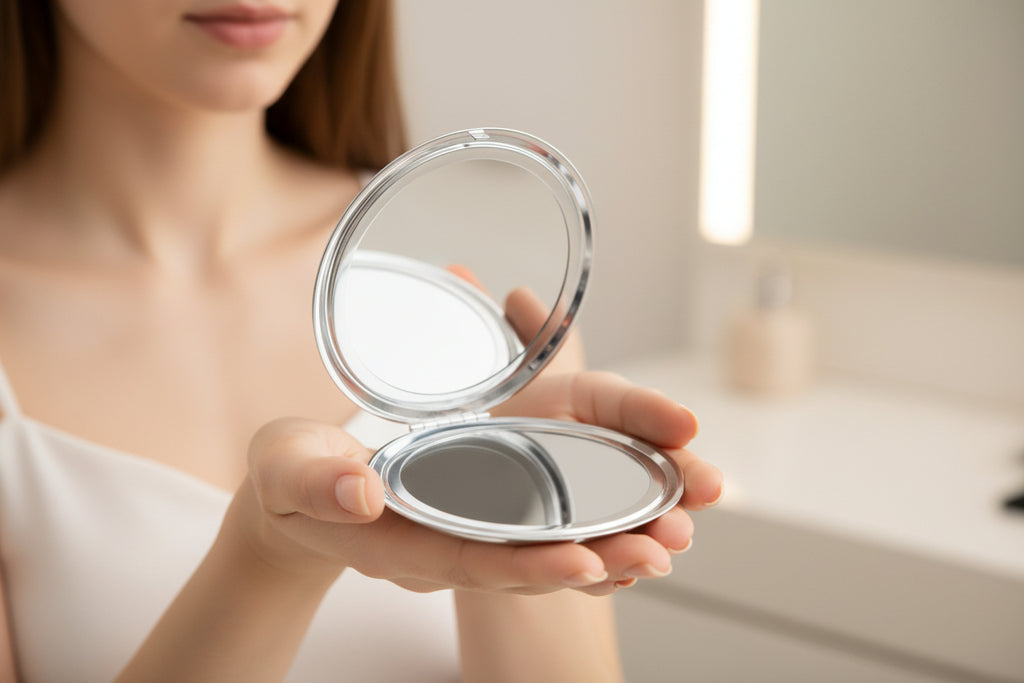 Compact Travel Mirror — Eagle FM Logo Pocket Mirror (Be Freak Mode)