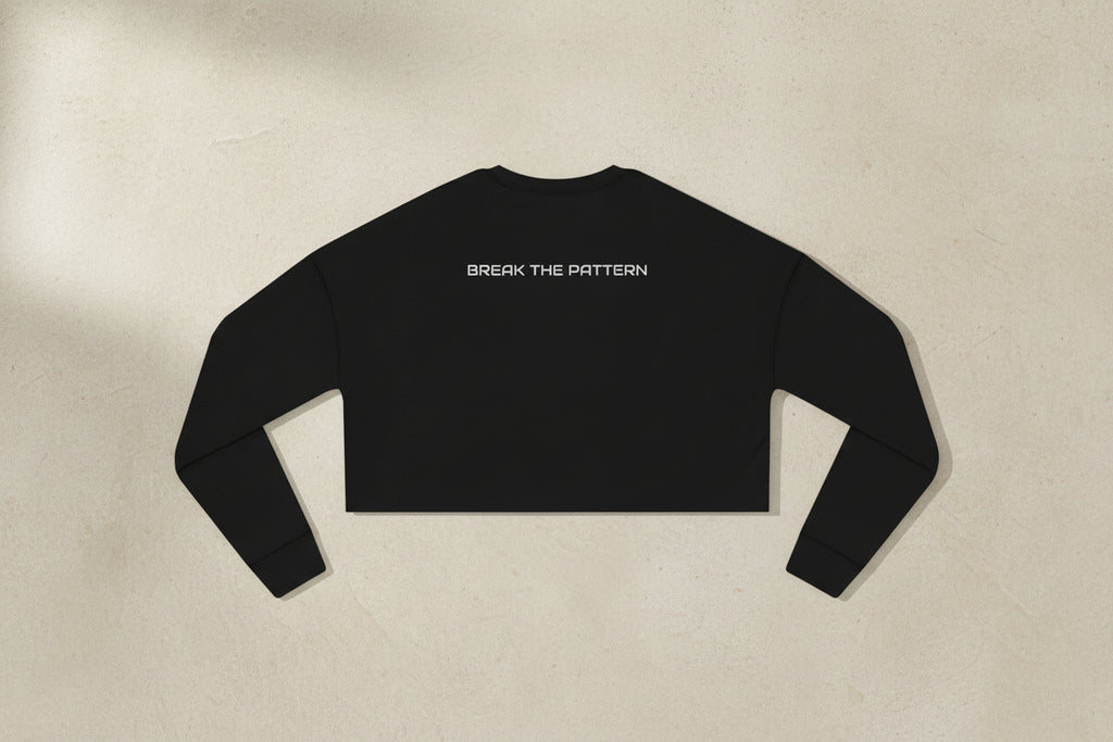 Be Freak Mode™ Cropped Sweatshirt – Break the Pattern | Empowered Streetwear