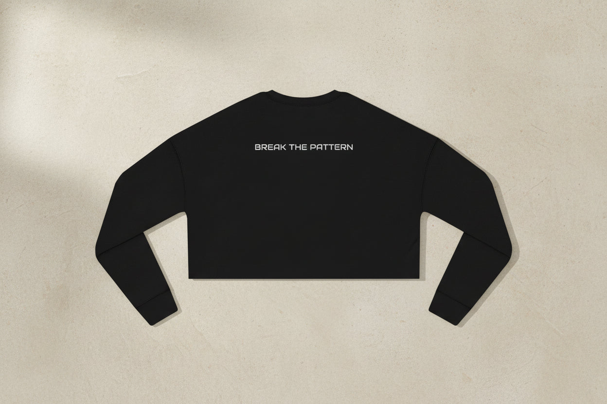 Be Freak Mode™ Cropped Sweatshirt – Break the Pattern | Empowered Streetwear