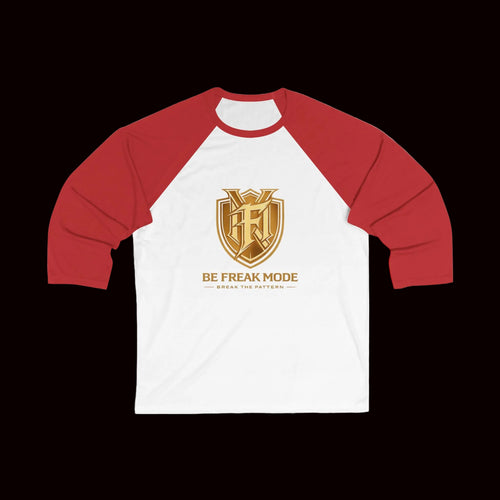 Baseball Tee — "Be Freak Mode" Athletic Logo Raglan