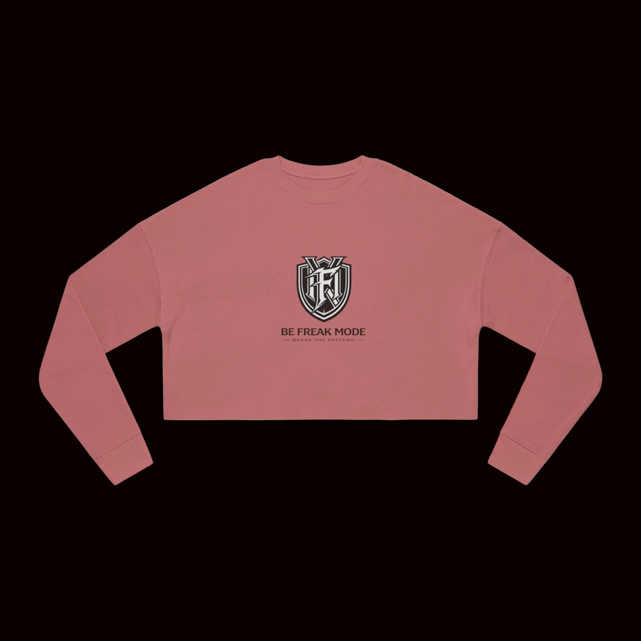 Be Freak Mode™ Cropped Sweatshirt – Break the Pattern | Empowered Streetwear