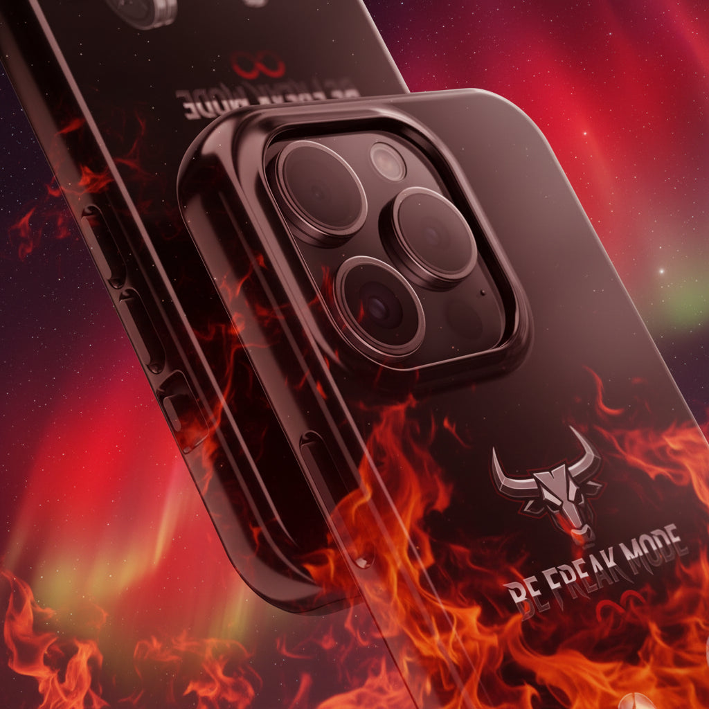 Be Freak Mode Bull Tough Phone Case — Motivational Protective iPhone Case