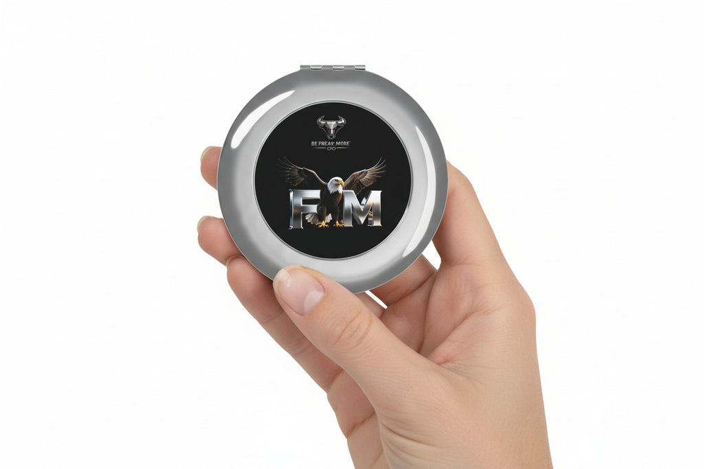 Compact Travel Mirror — Eagle FM Logo Pocket Mirror (Be Freak Mode)