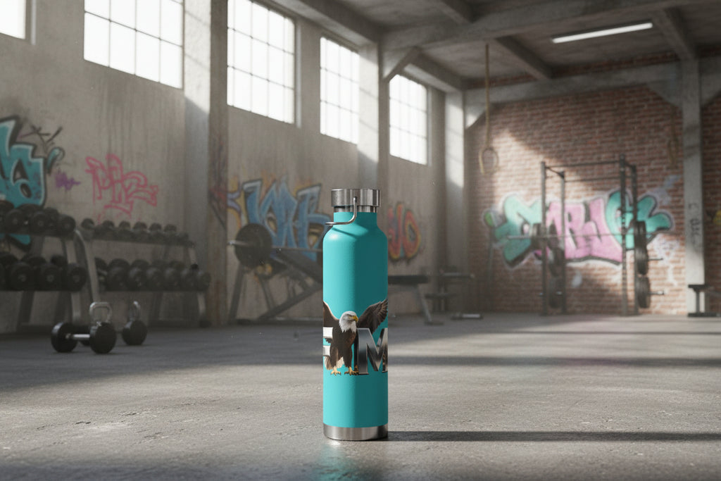 Insulated 22oz Copper Bottle — Eagle Crest Design | Made to Move Differently Thermos