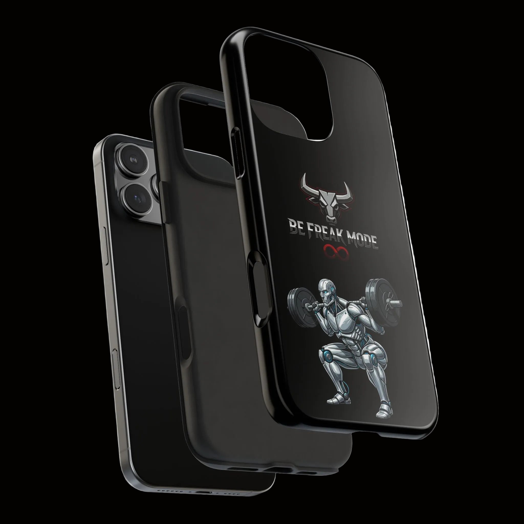 Be Freak Mode Bull Tough Phone Case — Motivational Protective iPhone Case