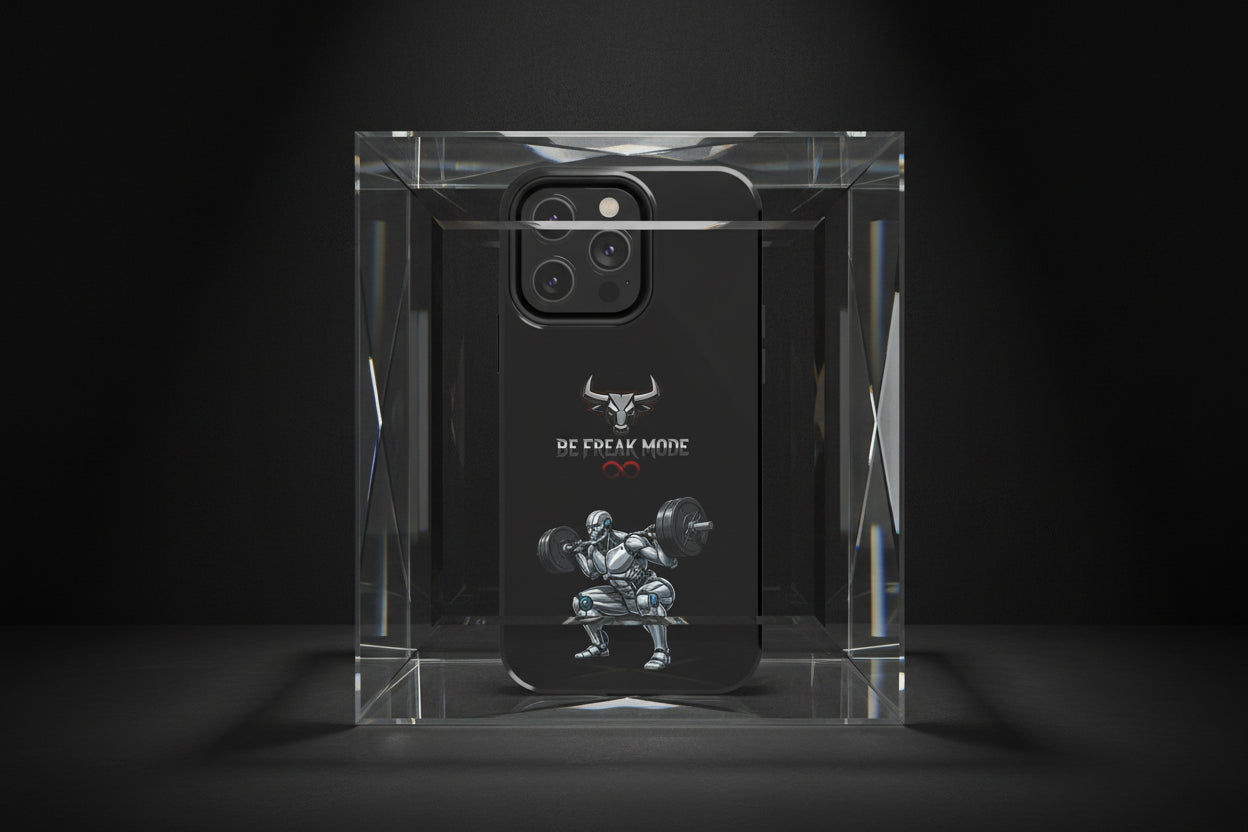 Be Freak Mode Bull Tough Phone Case — Motivational Protective iPhone Case