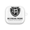 Be Freak Mode AirPod Case — Bold Shield & Bull Graphic, ‘Break the Pattern’