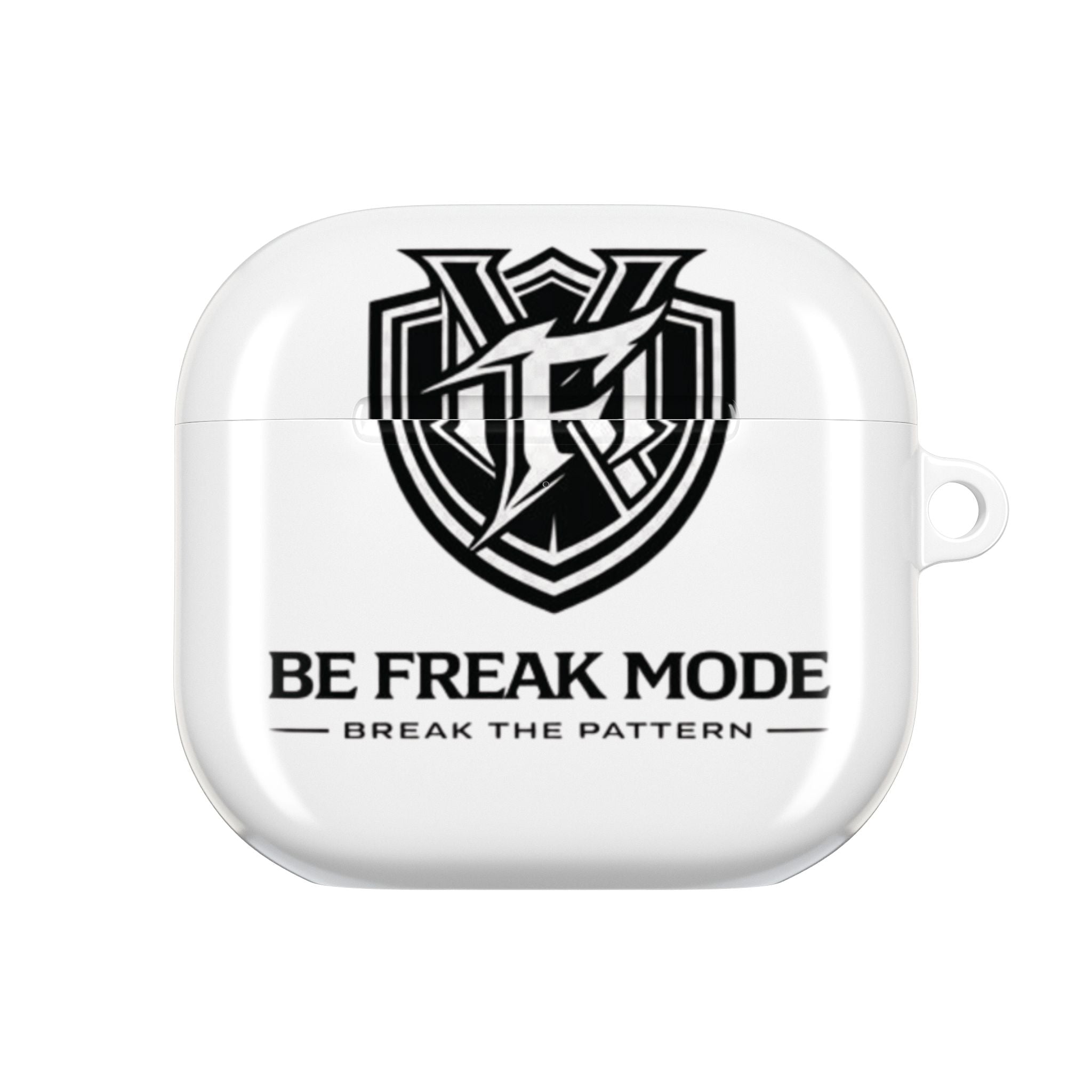 Be Freak Mode AirPod Case — Bold Shield & Bull Graphic, ‘Break the Pattern’
