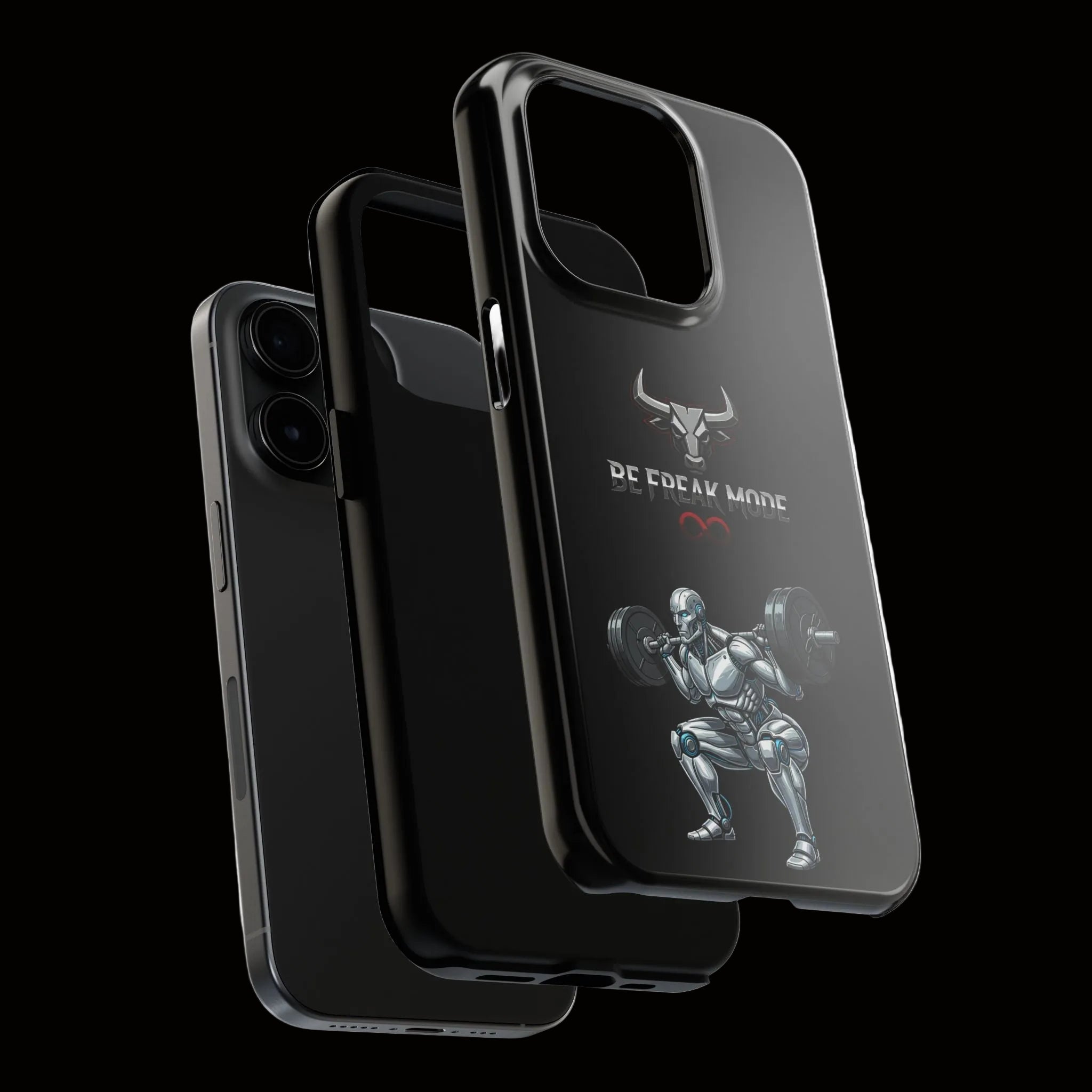 Be Freak Mode Bull Tough Phone Case — Motivational Protective iPhone Case