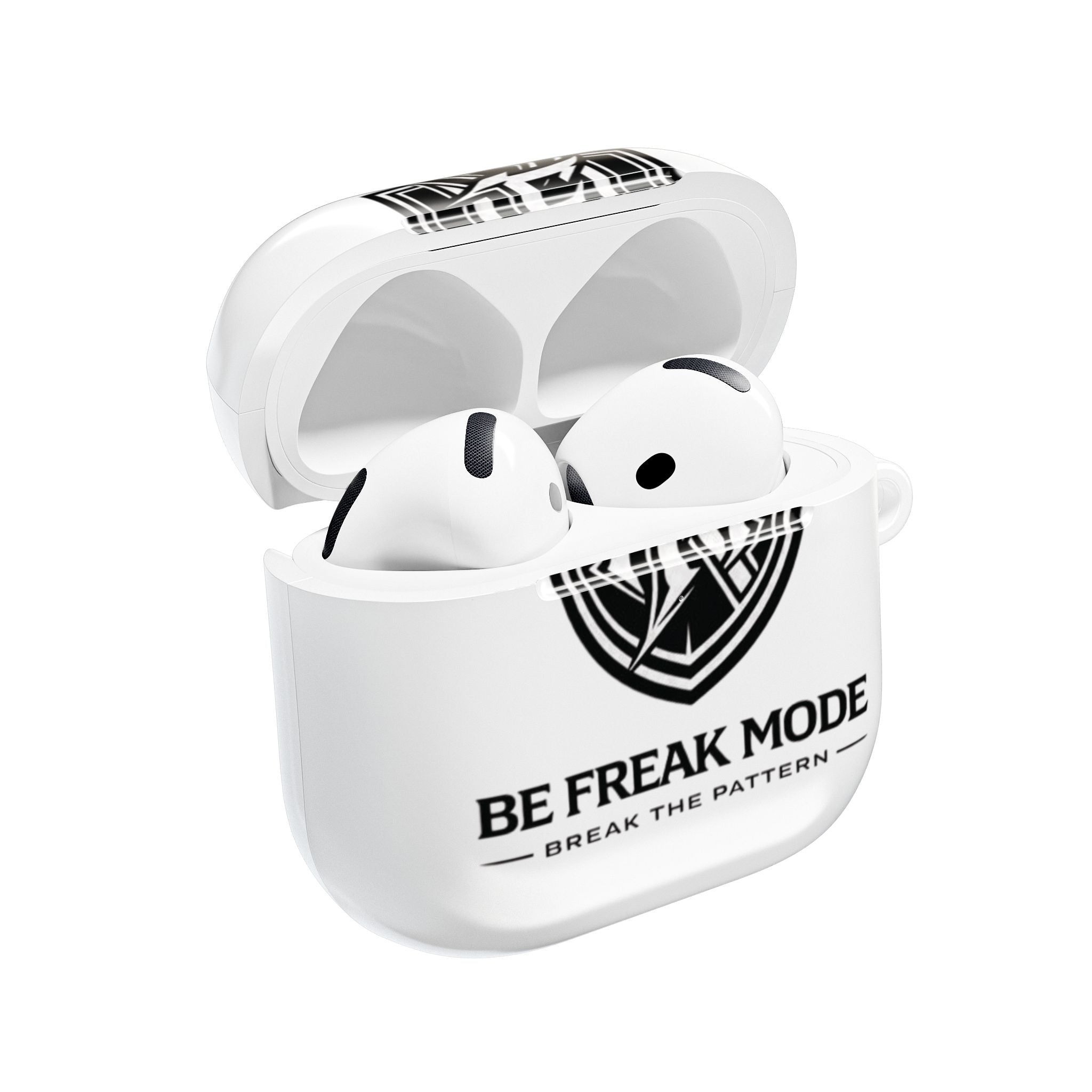 Be Freak Mode AirPod Case — Bold Shield & Bull Graphic, ‘Break the Pattern’