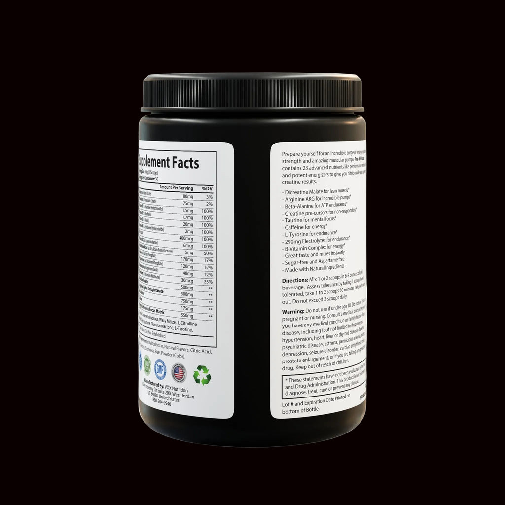 Pre-Workout Supplement, Watermelon (300g, 10.58oz)