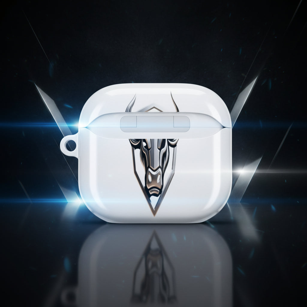 Be Freak Mode AirPod Case — Bold Shield & Bull Graphic, ‘Break the Pattern’