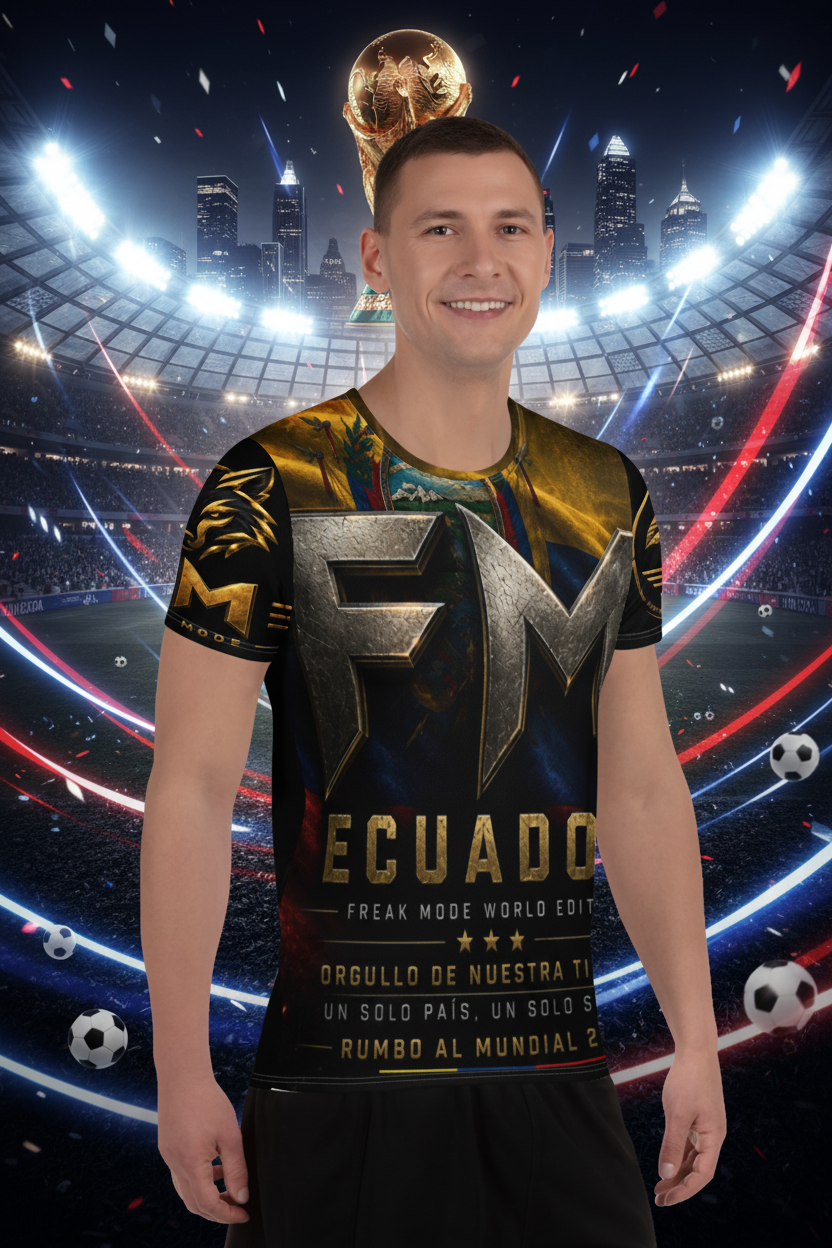 FM Ecuador World Edition Athletic Shirt – World Cup 2026 Fan Collection