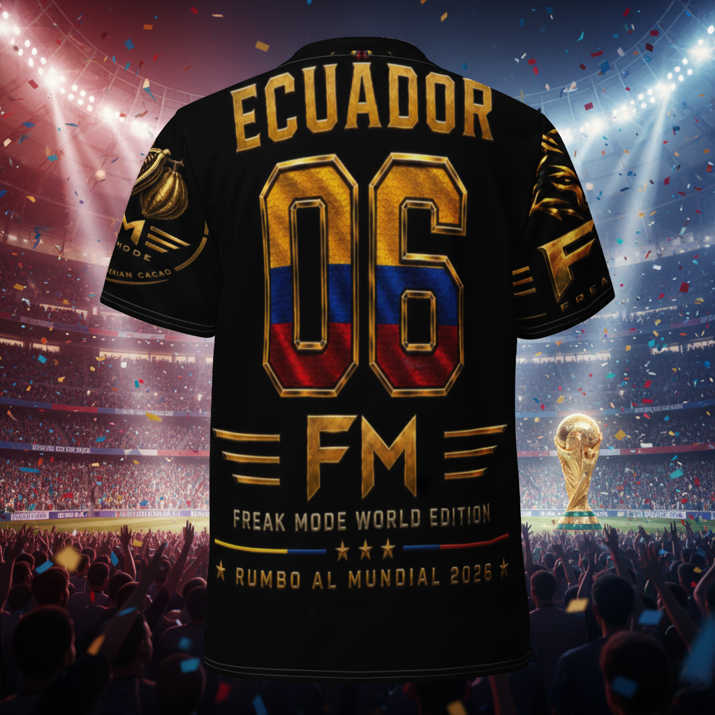 FM Ecuador World Edition Athletic Shirt – Road to World Cup 2026 Collection