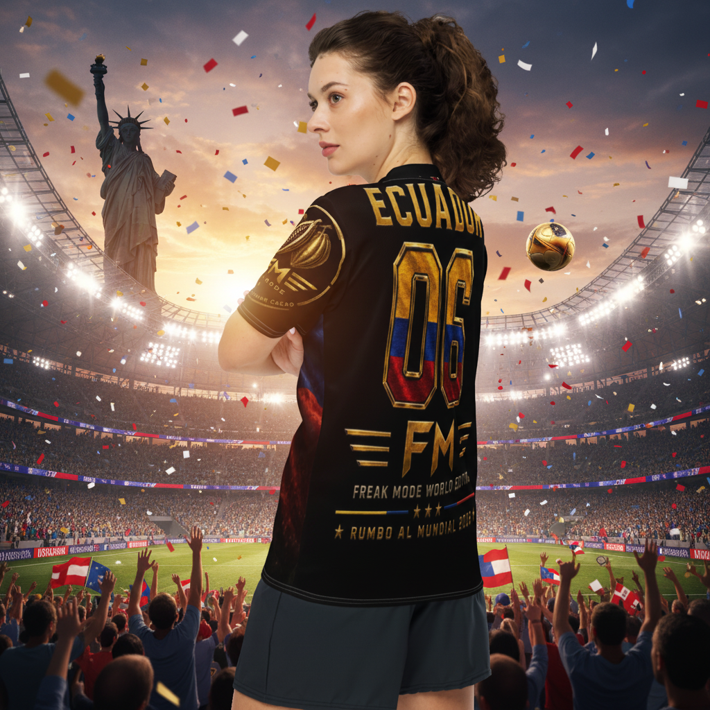 FM Ecuador World Edition Athletic Shirt – Road to World Cup 2026 Collection