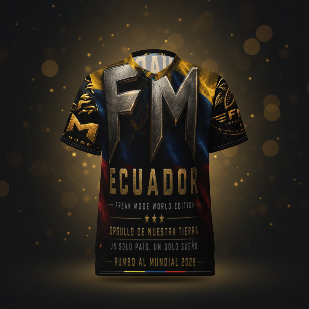 FM Ecuador World Edition Athletic Shirt – Road to World Cup 2026 Collection